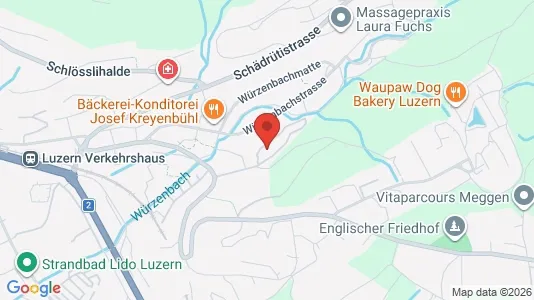 Apartments for rent i Luzern-Stadt - kort over placeringen
