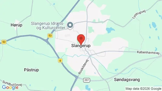 Houses for rent i Slangerup - kort over placeringen