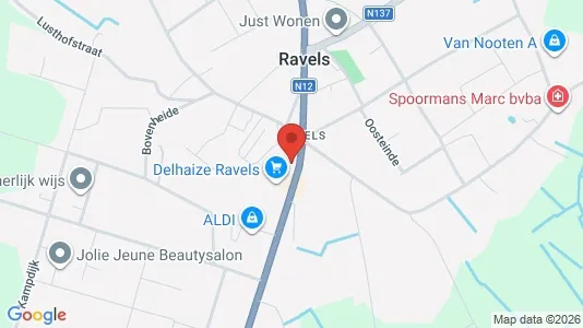 Apartments for rent i Ravels - kort over placeringen