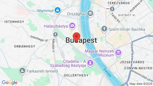 Apartments for rent i Budapest Várkerület - kort over placeringen
