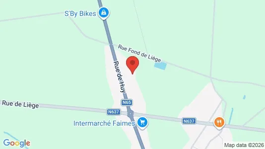 Apartments for rent i Faimes - kort over placeringen