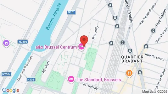 Apartments for rent i Brussels Schaarbeek - kort over placeringen