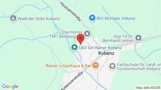 Apartments for rent i Kobenz - kort over placeringen