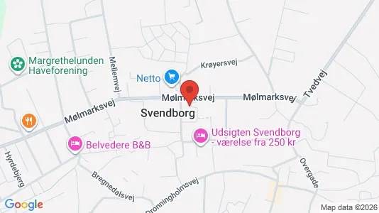 Apartments for rent i Svendborg - kort over placeringen