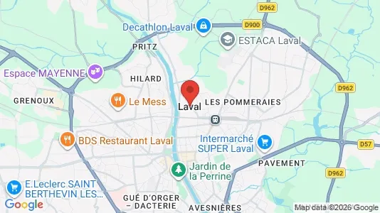 Apartments for rent i Laval - kort over placeringen