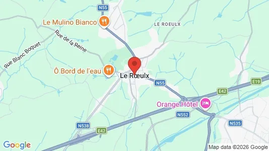 Apartments for rent i Le Roeulx - kort over placeringen