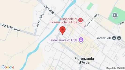 Apartments for rent i Fiorenzuola d'Arda - kort over placeringen