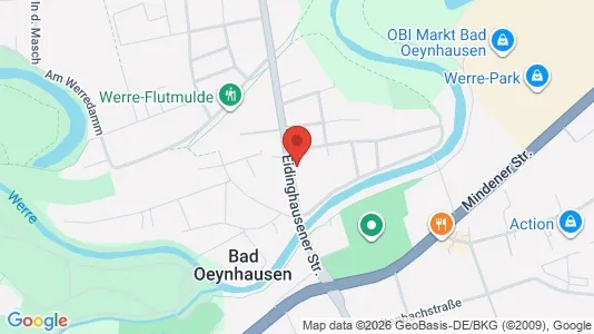 Apartments for rent i Minden-Lübbecke - kort over placeringen