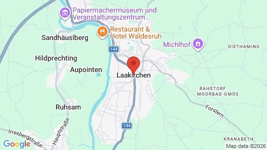 Apartments for rent i Laakirchen - kort over placeringen