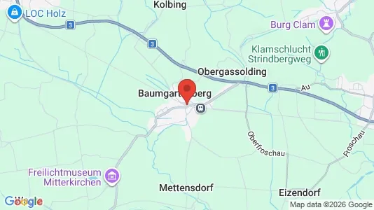Houses for rent i Baumgartenberg - kort over placeringen