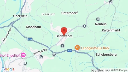 Apartments for rent i Gschwandt - kort over placeringen