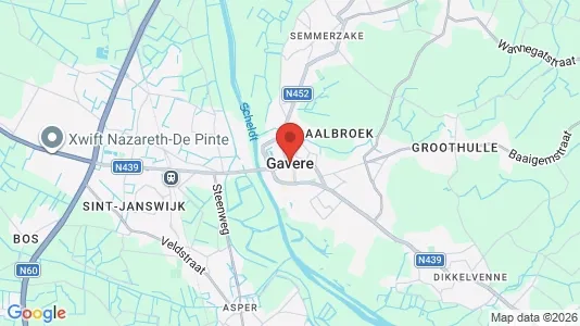 Apartments for rent i Gavere - kort over placeringen