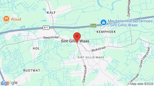 Apartments for rent i Sint-Gillis-Waas - kort over placeringen