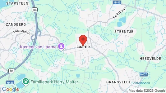 Apartments for rent i Laarne - kort over placeringen