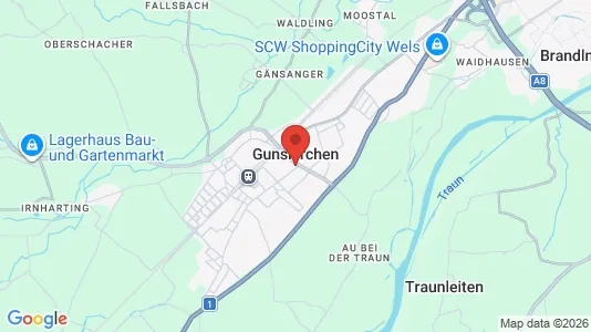Apartments for rent i Gunskirchen - kort over placeringen