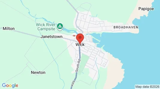 Apartments for rent i Wick - Caithness - kort over placeringen