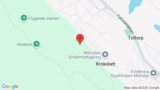 Apartments for rent i Mölndal - kort over placeringen