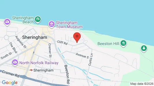 Apartments for rent i Sheringham - Norfolk - kort over placeringen