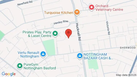 Apartments for rent i Nottingham - Nottinghamshire - kort over placeringen