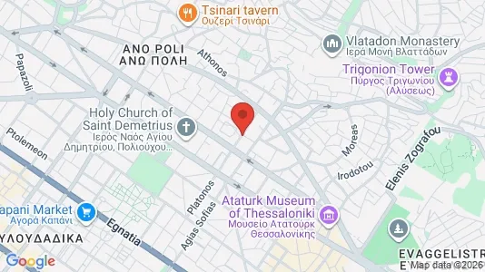 Apartments for rent i Neapoli-Sykies - kort over placeringen