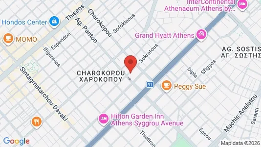 Apartments for rent i Kallithea - kort over placeringen