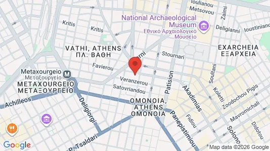 Apartments for rent i Athens Agios Nikolaos - kort over placeringen