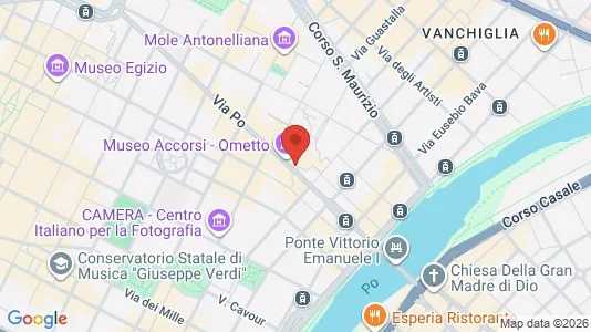 Apartments for rent i Turin - kort over placeringen