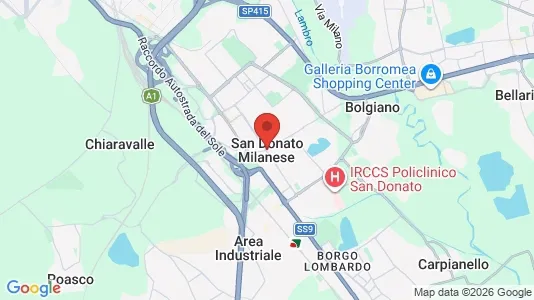 Apartments for rent i San Donato Milanese - kort over placeringen