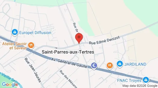 Apartments for rent i Troyes - kort over placeringen