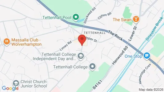 Rooms for rent i Wolverhampton - West Midlands - kort over placeringen