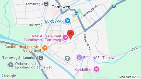 Apartments for rent i Tamsweg - kort over placeringen