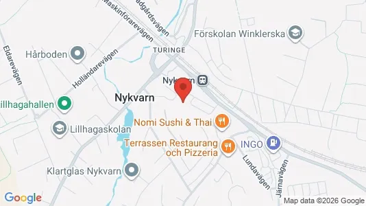 Apartments for rent i Nykvarn - kort over placeringen
