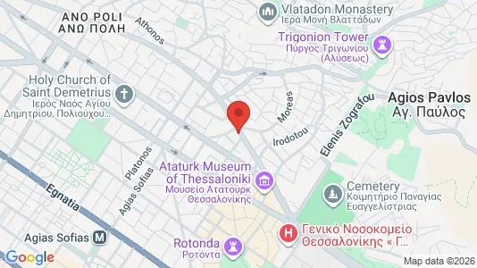 Apartments for rent i Neapoli-Sykies - kort over placeringen