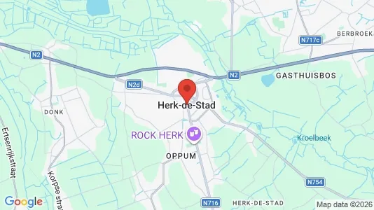 Apartments for rent i Herk-de-Stad - kort over placeringen