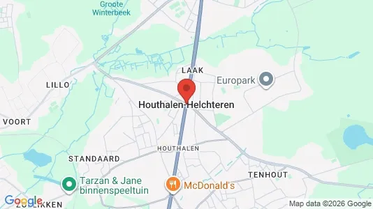 Apartments for rent i Houthalen-Helchteren - kort over placeringen