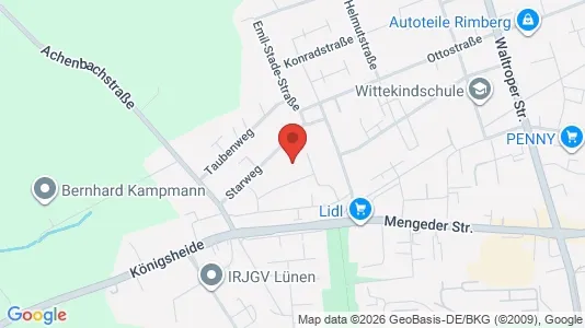 Apartments for rent i Unna - kort over placeringen
