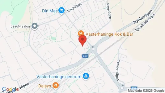 Apartments for rent i Haninge - kort over placeringen