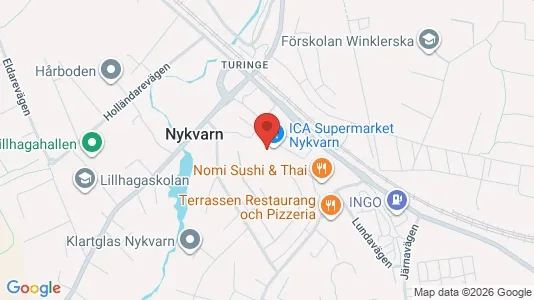 Apartments for rent i Nykvarn - kort over placeringen
