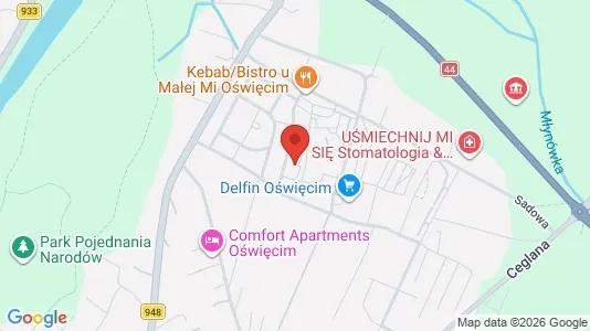 Apartments for rent i Oświęcimski - kort over placeringen
