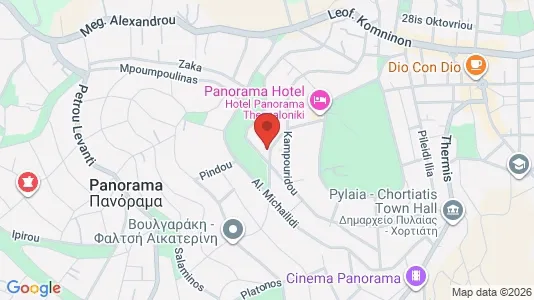 Apartments for rent i Pylaia-Chortiatis - kort over placeringen