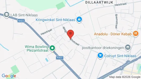 Apartments for rent i Sint-Niklaas - kort over placeringen