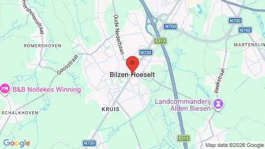 Houses for rent i Hoeselt - kort over placeringen