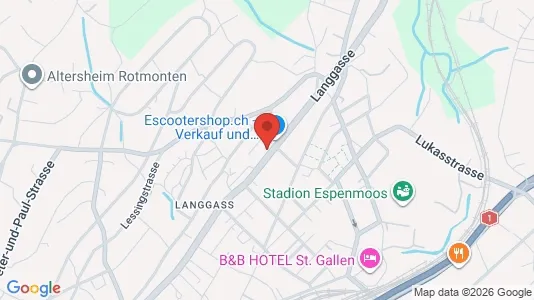 Rooms for rent i Sankt Gallen - kort over placeringen