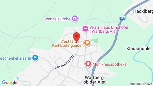 Apartments for rent i Katsdorf - kort over placeringen
