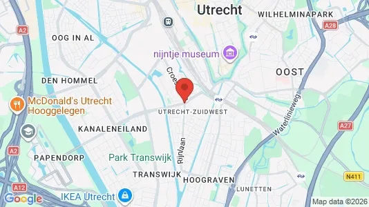 Houses for rent i Utrecht Zuid-West - kort over placeringen