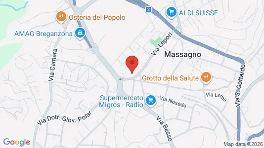 Apartments for rent i Lugano - kort over placeringen