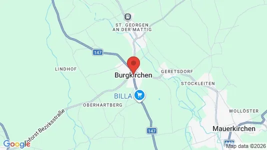 Houses for rent i Burgkirchen - kort over placeringen