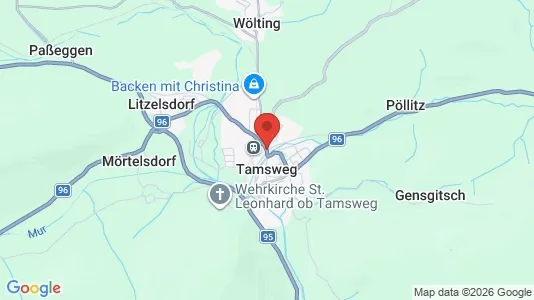 Apartments for rent i Tamsweg - kort over placeringen