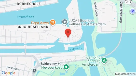 Apartments for rent i Amsterdam Zeeburg - kort over placeringen