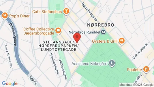 Apartments for rent i Nørrebro - kort over placeringen